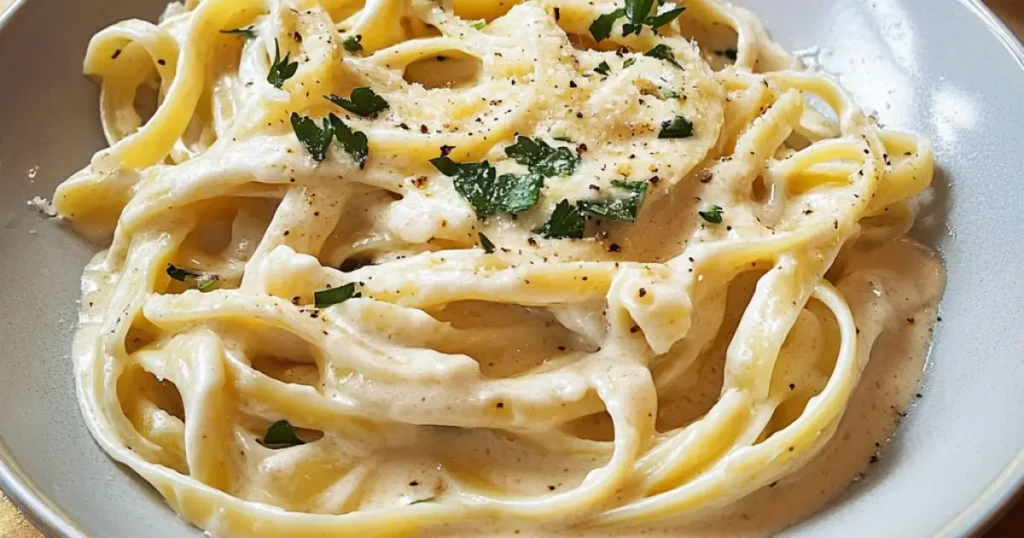 linguine with alfredo sauce