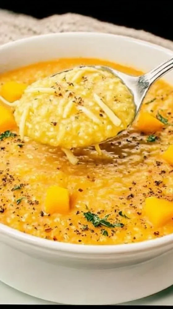 Bowl of Italian Penicillin Soup with vegetables and herbs