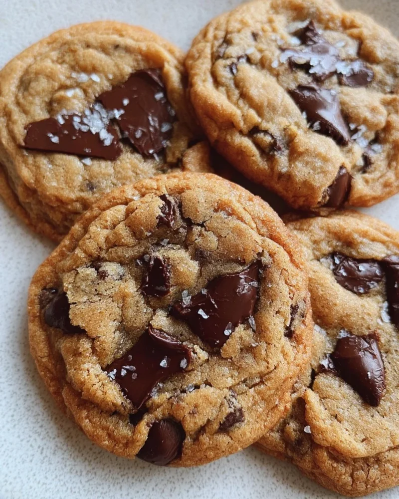 Freshly baked Magnolia Table chocolate chip cookies on a cooling rack